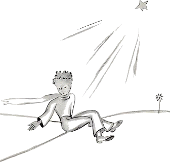 Le Petit Prince est assis